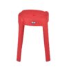 Nilkamal Twist Plastic Stool (Bright Red) 2