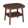 Nilkamal Arena Plastic Side Table (Walnut) 2