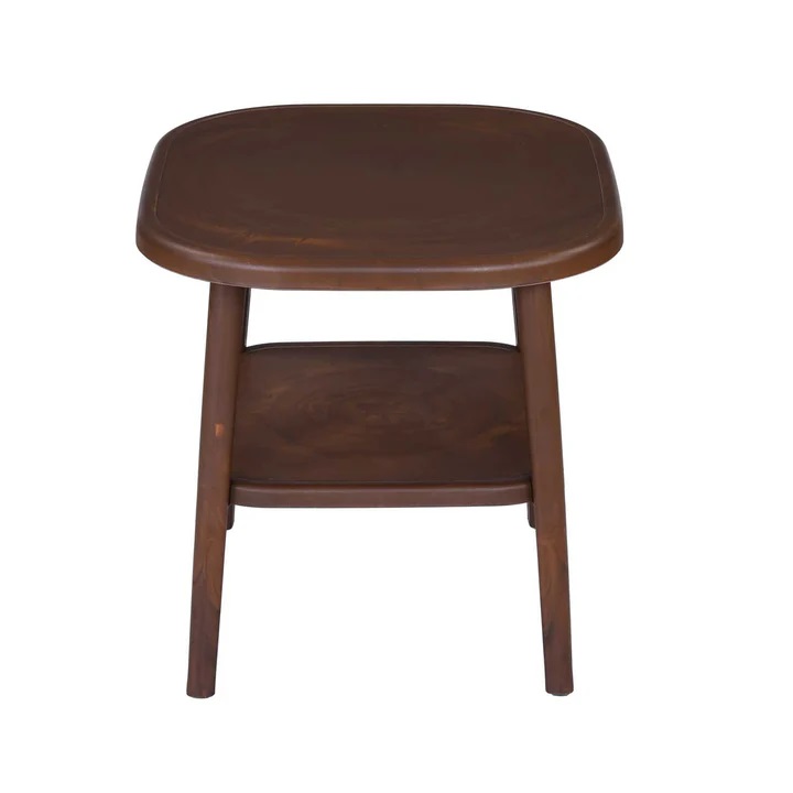 Nilkamal Arena Plastic Side Table (Walnut) 4