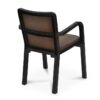 Nilkamal Luxe Full-Back Cushioned Plastic Chair (Season Rust Brown & Dark Beige) 5