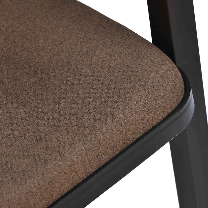 Nilkamal Luxe Full-Back Cushioned Plastic Chair (Season Rust Brown & Dark Beige) 7