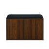 Nilkamal Metro 2 Door Engineered Wood Shoe Cabinet (Walnut) 2