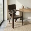 Nilkamal Ortho Comfort Plastic Arm Chair (Season Rust Brown) 1
