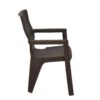 Nilkamal Ortho Comfort Plastic Arm Chair (Season Rust Brown) 7