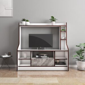 Nilkamal Petra Wall Unit (White and Visconti)