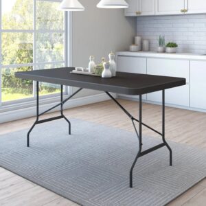 Nilkamal Celebrationz 5 feet Rectangle Table (Brown)