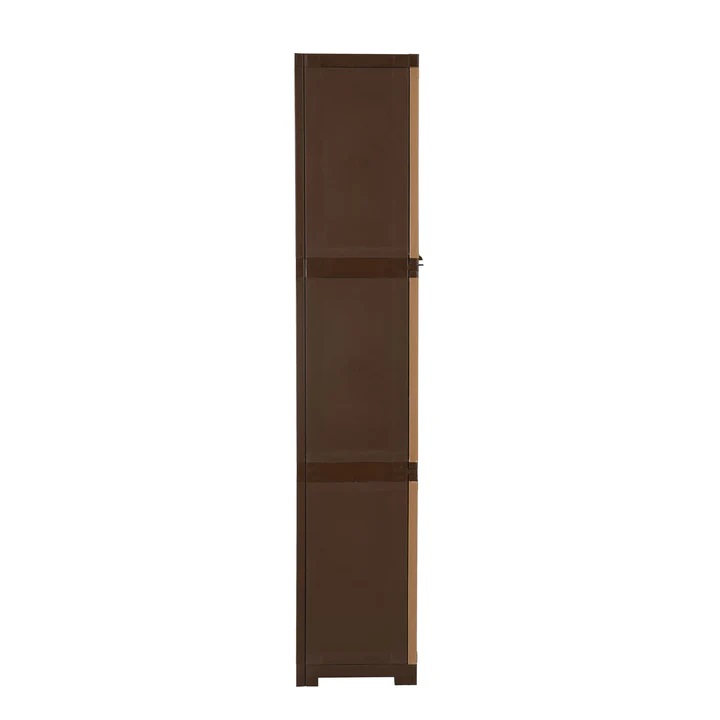 Nilkamal Freedom Mini Medium (FML) Plastic Cabinet for Storage (Sandy & Dark Brown) 6