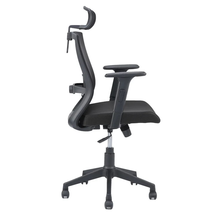 Nilkamal Hexon High Back Mesh with Adjustable Arm Chair (Black) 5