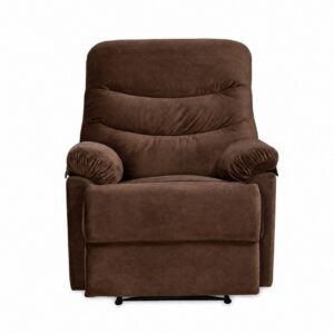 Nilkamal Skelton 1 Seater Manual Recliner Sofa (Coco Brown)