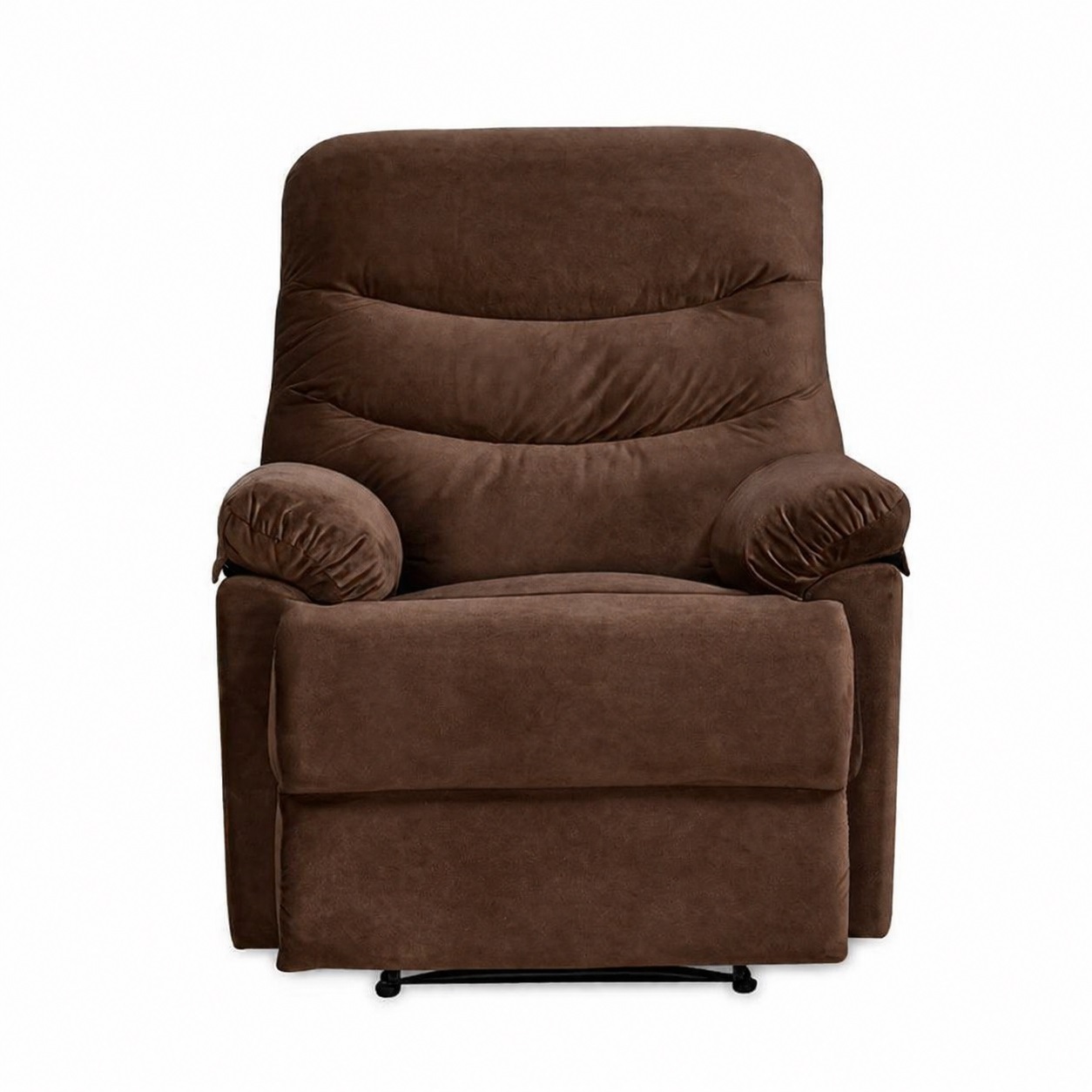 Nilkamal Skelton 1 Seater Manual Recliner Sofa (Coco Brown) 1
