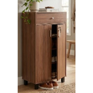 Nilkamal Calipso Shoe Cabinet (Classic Plank Walnut)