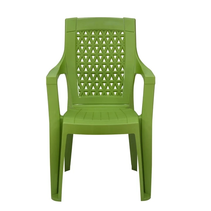 Nilkamal Elevate Plastic Arm Chair (Lush Green) 3