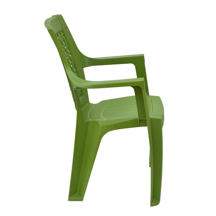 Nilkamal Elevate Plastic Arm Chair (Lush Green) 5