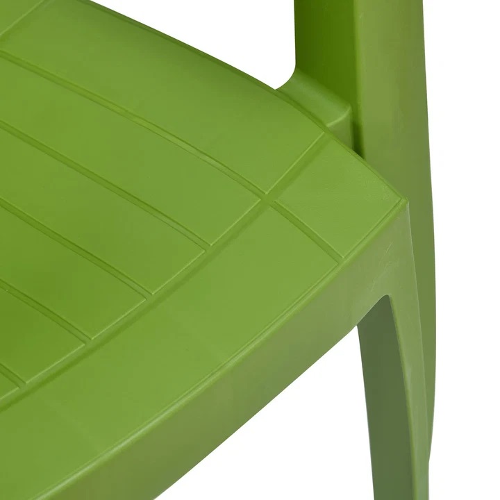 Nilkamal Elevate Plastic Arm Chair (Lush Green) 8