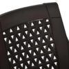 Nilkamal Elevate Plastic Arm Chair (Season Rust Brown) 7