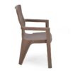 Nilkamal Ortho Comfort Plastic Arm Chair (Rattan Dark Beige) 10