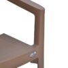 Nilkamal Ortho Comfort Plastic Arm Chair (Rattan Dark Beige) 14