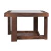 Nilkamal Winny Glass Top Center Table (Walnut) 2