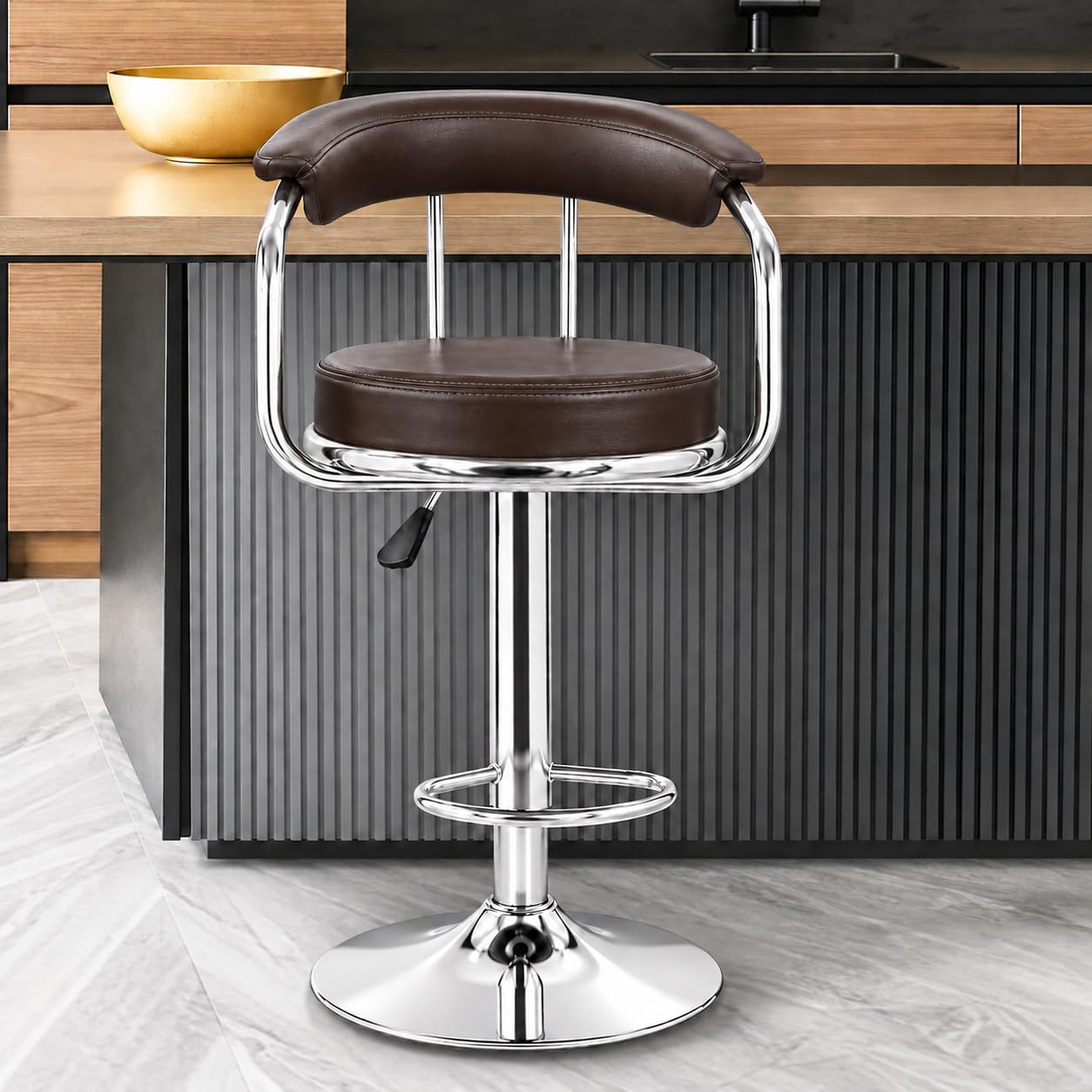 GNJ Bar Stool (Brown) 1