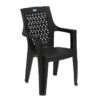 Nilkamal Elevate Plastic Arm Chair (Iron Black) 2