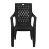 Nilkamal Elevate Plastic Arm Chair (Iron Black) 3