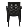 Nilkamal Elevate Plastic Arm Chair (Iron Black) 4