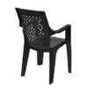 Nilkamal Elevate Plastic Arm Chair (Iron Black) 6