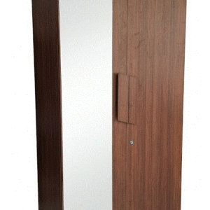 Nilkamal Mesa 2 Door Wardrobe (CPW/Slate Grey)